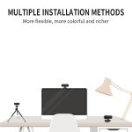 C3 400W Pixel 2K Auflösung Autofokus HD 1080P Webcam 360 Drehung Für Live-Übertragung Videokonferenz Arbeiten Webkamera mit Mikrofon USB Treiberfrei – Bild 9