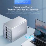 ORICO 9548RU3-BK Externes 3,5-Zoll-Festplattengehäuse mit RAID – Bild 7