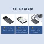 ORICO 2520U3 2,5-Zoll-tragbares Festplattengehäuse, White, Black – Bild 11