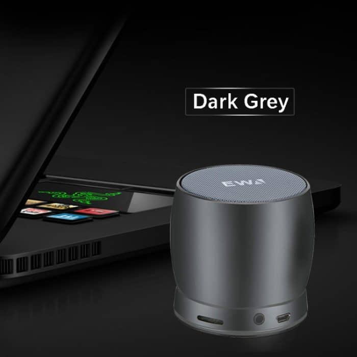 EWA A150 Tragbarer Mini-Bluetooth-Lautsprecher, kabellos, Hifi-Stereo, starker Bass, Musik-Boom-Box, Metall-Subwoofer, unterstützt Micro-SD-Karte und 3,5 mm AUX – Bild 2