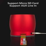 EWA A150 Tragbarer Mini-Bluetooth-Lautsprecher, kabellos, Hifi-Stereo, starker Bass, Musik-Boom-Box, Metall-Subwoofer, unterstützt Micro-SD-Karte und 3,5 mm AUX – Bild 13