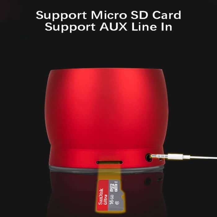 EWA A150 Tragbarer Mini-Bluetooth-Lautsprecher, kabellos, Hifi-Stereo, starker Bass, Musik-Boom-Box, Metall-Subwoofer, unterstützt Micro-SD-Karte und 3,5 mm AUX – Bild 13