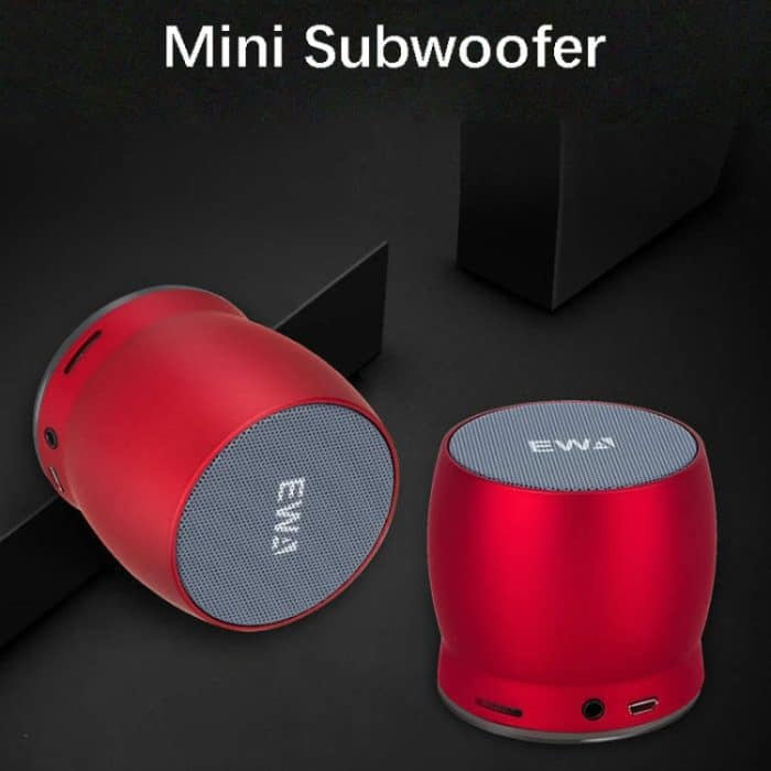 EWA A150 Tragbarer Mini-Bluetooth-Lautsprecher, kabellos, Hifi-Stereo, starker Bass, Musik-Boom-Box, Metall-Subwoofer, unterstützt Micro-SD-Karte und 3,5 mm AUX – Bild 9