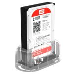 ORICO 6139C3-G2 3,5 Zoll transparentes USB3.1 Gen2 Typ C Festplatten-Dock