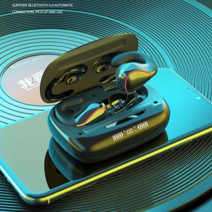 T20 TWS Bluetooth 5.0 Touch Kabelloser Bluetooth-Kopfhörer mit drei LED-Akkuanzeigen und Ladebox, Support-Anruf und Sprachassistent – Bild 3