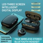 T20 TWS Bluetooth 5.0 Touch Kabelloser Bluetooth-Kopfhörer mit drei LED-Akkuanzeigen und Ladebox, Support-Anruf und Sprachassistent – Bild 5