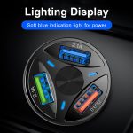 QC3.0 3 USB 35W Hochleistungs-Fahrzeugladegerät / Universal-Fahrzeugladegerät für Mobiltelefone und Tablets – Bild 11