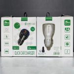 Qc3.0 Dual-USB-Autoladegerät + 8-poliges Schnellladekabel-Autoladeset, 8 Pin (Black), 8 Pin (White) – Bild 2