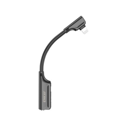 ENKAY ENK-AT103 8 Pin auf 3,5 mm Audio & 8 Pin Ladeschnittstellen Konverter Zinklegierungsadapter, 3.5mm Audio & 8 Pin Charging