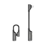 ENKAY ENK-AT103 8 Pin auf 3,5 mm Audio & 8 Pin Ladeschnittstellen Konverter Zinklegierungsadapter, 3.5mm Audio ＆ 8 Pin Charging – Bild 2