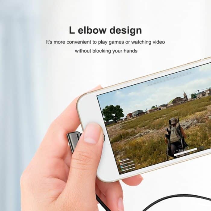 ENKAY ENK-AT103 8 Pin auf 3,5 mm Audio & 8 Pin Ladeschnittstellen Konverter Zinklegierungsadapter, 3.5mm Audio ＆ 8 Pin Charging – Bild 4