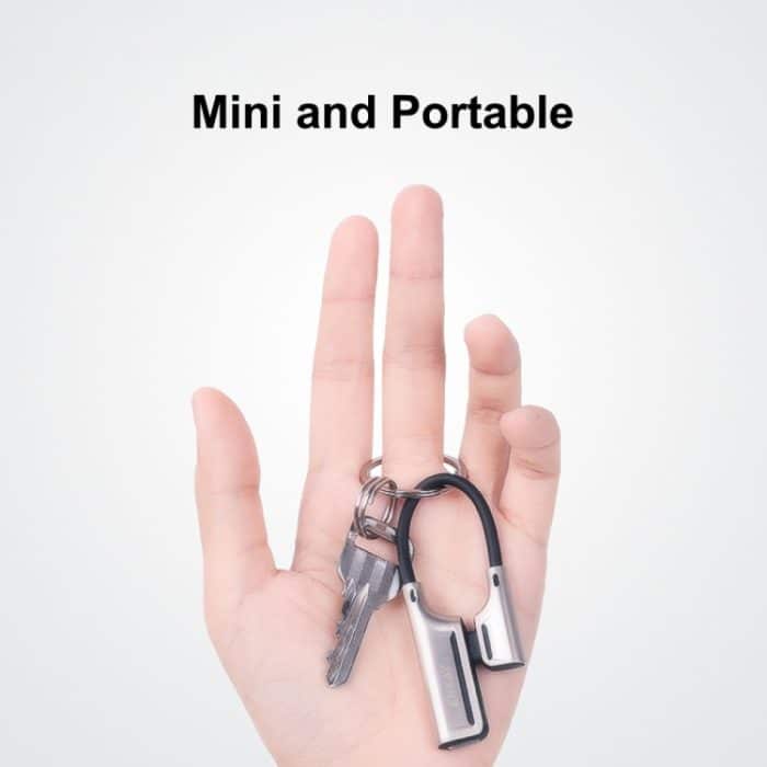 ENKAY ENK-AT103 8 Pin auf 3,5 mm Audio & 8 Pin Ladeschnittstellen Konverter Zinklegierungsadapter, 3.5mm Audio ＆ 8 Pin Charging – Bild 7