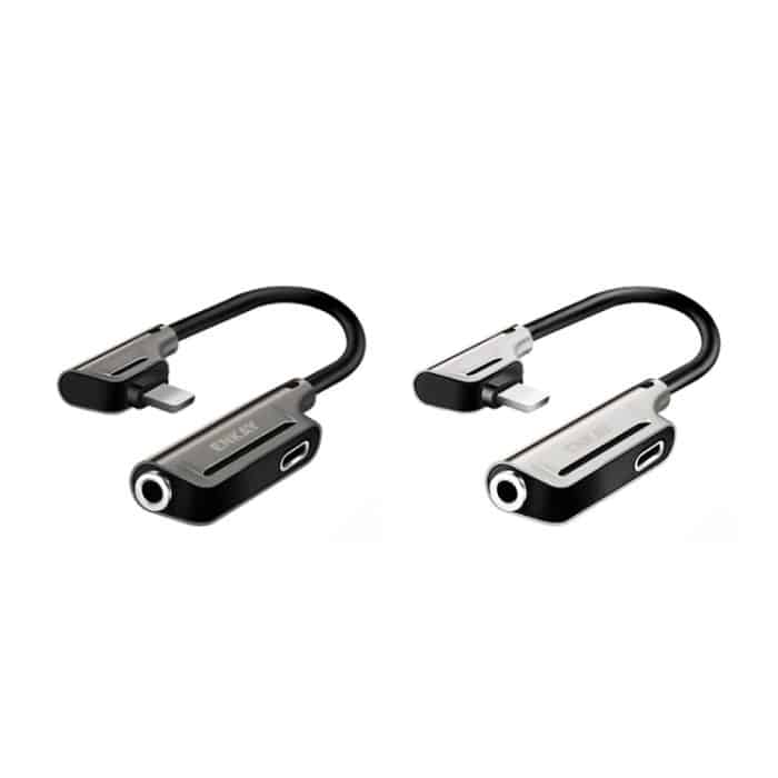 ENKAY ENK-AT103 8 Pin auf 3,5 mm Audio & 8 Pin Ladeschnittstellen Konverter Zinklegierungsadapter, 3.5mm Audio ＆ 8 Pin Charging – Bild 9