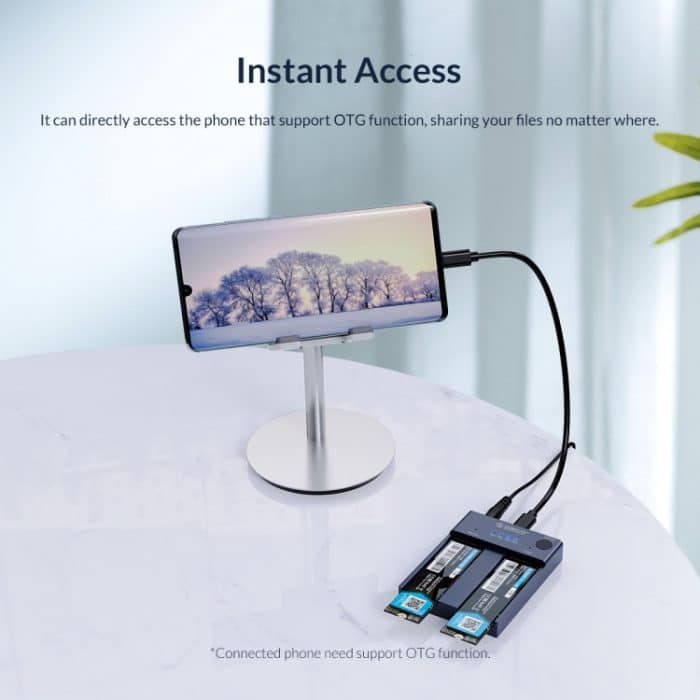 ORICO M2P2-C3-C NVME M.2 SSD-Duplikator – Bild 13