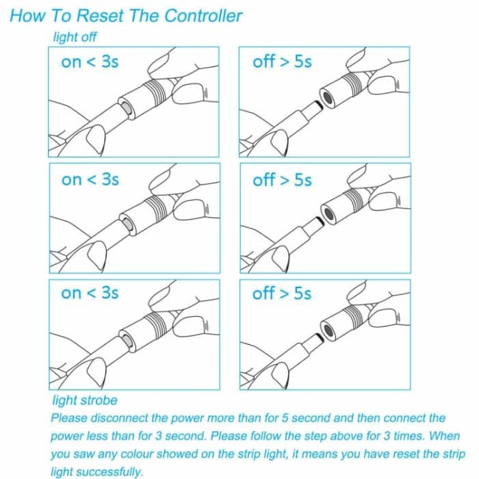 5m 5050 RGB LED-Streifen Light Wifi Smart Home Power Kit Set (nicht wasserdicht) – Bild 11