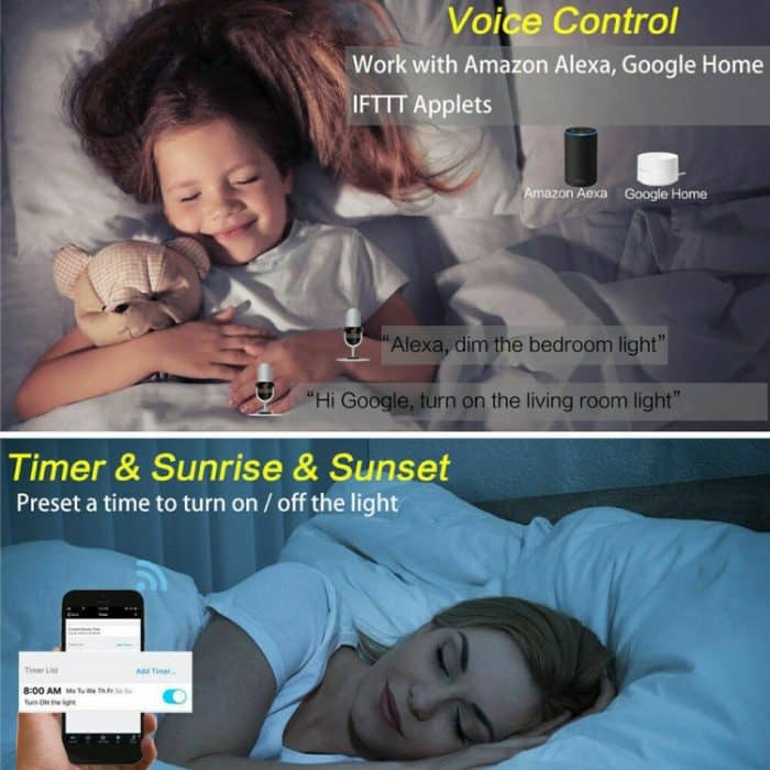 5m 5050 RGB LED-Streifen Light Wifi Smart Home Power Kit Set (nicht wasserdicht) – Bild 5