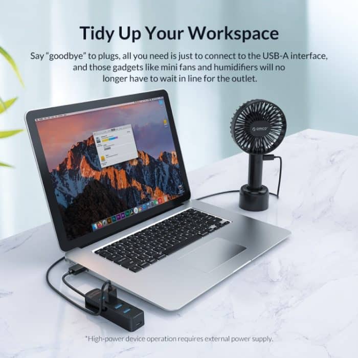 ORICO TWU3-7A-BK 7-Port USB 3.0 HUB – Bild 10