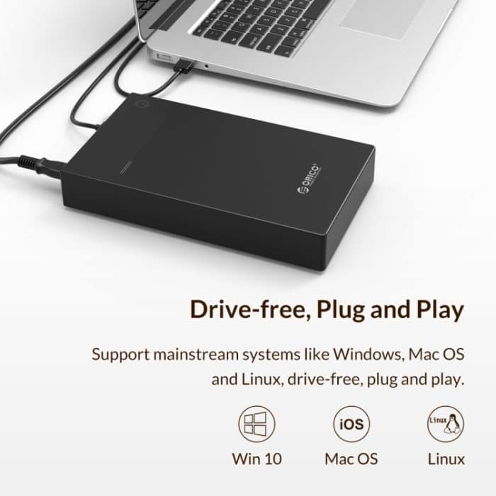 ORICO 3599U3 Tragbares 3,5-Zoll-Festplattengehäuse – Bild 15