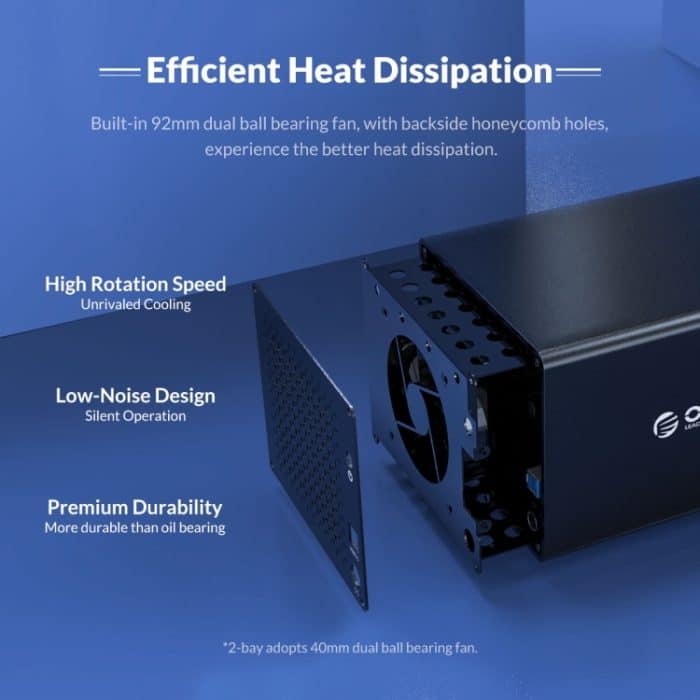 ORICO NS200C3 3,5-Zoll-2-Bay-Typ-C-Festplattengehäuse – Bild 11