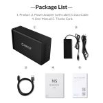 ORICO NS200C3 3,5-Zoll-2-Bay-Typ-C-Festplattengehäuse – Bild 3