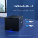 ORICO NS200RU3 2 Bay USB3.0-Festplattengehäuse mit RAID – Bild 11