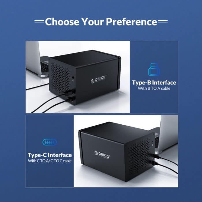 ORICO NS200RU3 2 Bay USB3.0-Festplattengehäuse mit RAID – Bild 17