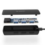 ORICO H3TS-U3 USB3.0 HUB mit Kartenleser – Bild 3