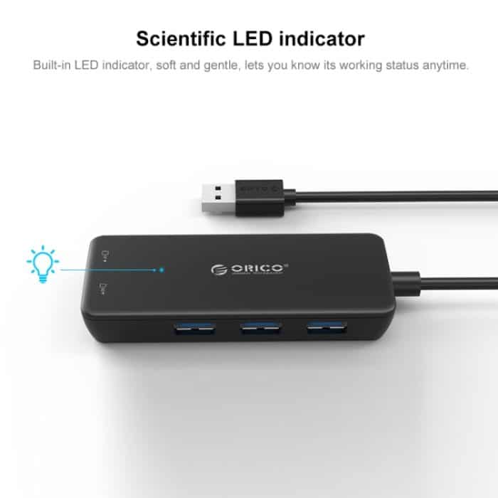 ORICO H3TS-U3 USB3.0 HUB mit Kartenleser – Bild 8