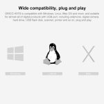 ORICO H3TS-U3 USB3.0 HUB mit Kartenleser – Bild 9