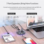 ORICO H7U-U3 7 Port USB3.0 Transparenter Hub – Bild 5