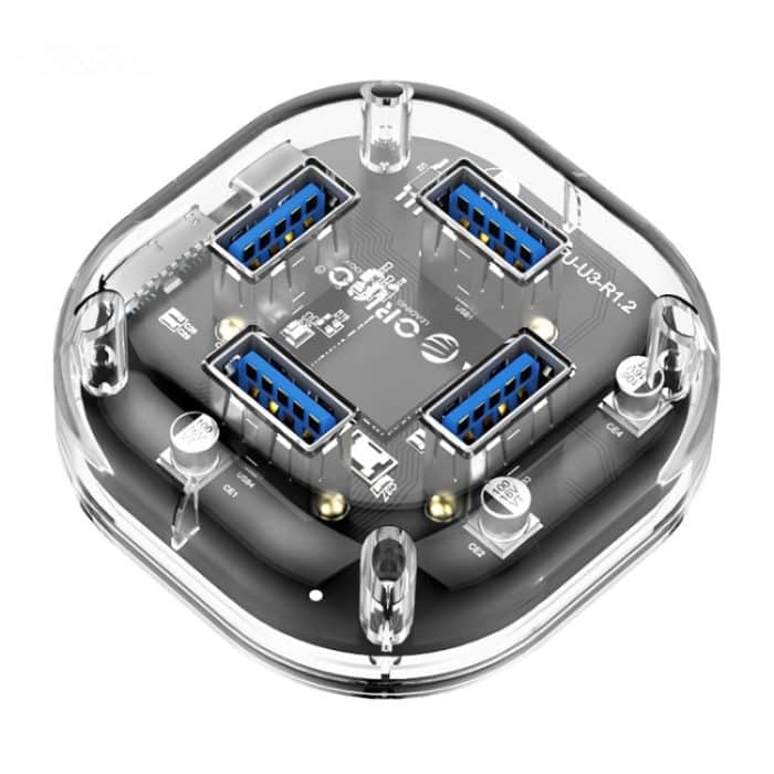 ORICO H4U-U3 4-Port Transparent HUB – Bild 1