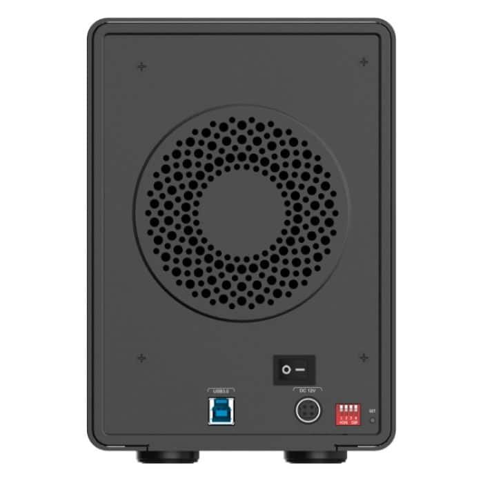 ORICO 9558RU3-V1-BK Externes 3,5-Zoll-Festplattengehäuse – Bild 3