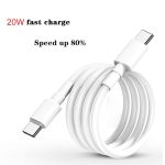2 in 1 PD 20W Einzel-USB-C / Typ-C-Anschluss-Reiseladegerät + 3A PD3.0 USB-C / Typ-C zu USB-C / Typ-C-Schnellladedatenkabelsatz, Kabellänge: 2 m, EU-Stecker – Bild 7