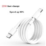 2 in 1 PD 20W Einzel-USB-C / Typ-C-Anschluss-Reiseladegerät + 3A PD3.0 USB-C / Typ-C zu USB-C / Typ-C-Schnellladedatenkabelsatz, Kabellänge: 2 m, EU-Stecker – Bild 8