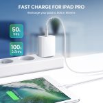 2 in 1 PD 20W Einzel-USB-C / Typ-C-Anschluss-Reiseladegerät + 3A PD3.0 USB-C / Typ-C bis 8-poliger Schnelllade-Datenkabelsatz, Kabellänge: 1 m, EU-Stecker – Bild 5