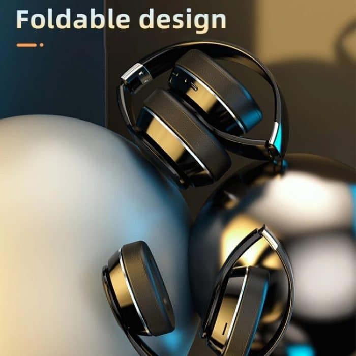 VJ320 Bluetooth 5.0 Kopfmontierte faltbare kabellose Kopfhörer unterstützen TF-Karte mit Mikrofon, VJ320 Black, VJ320 Blue, VJ320 Red, VJ320 White – Bild 15