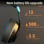 VJ320 Bluetooth 5.0 Kopfmontierte faltbare kabellose Kopfhörer unterstützen TF-Karte mit Mikrofon, VJ320 Black, VJ320 Blue, VJ320 Red, VJ320 White – Bild 10