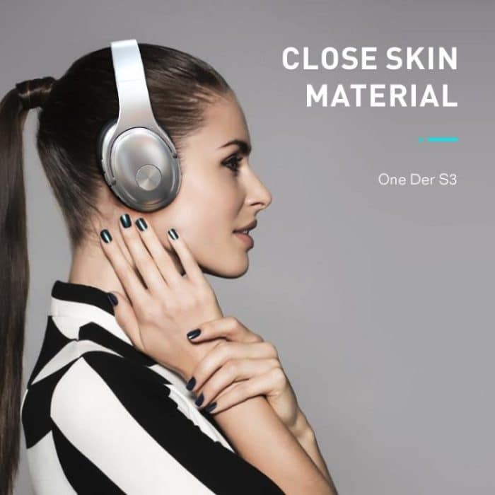 OneDer S3 2-in-1-Kopfhörer und Lautsprecher, tragbarer kabelloser Bluetooth-Kopfhörer mit Geräuschunterdrückung, Over-Ear-Stereoanlage – Bild 7