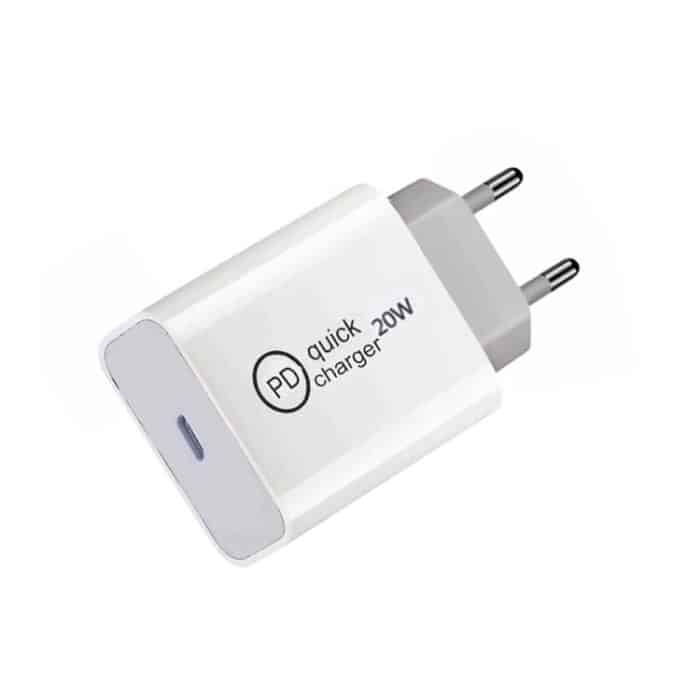SDC-20W PD 20-W-Reiseladegerät mit einzelner USB-C-/Typ-C-Schnittstelle, EU Plug, US Plug, UK Plug – Bild 5