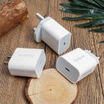 SDC-20W PD 20-W-Reiseladegerät mit einzelner USB-C-/Typ-C-Schnittstelle, EU Plug, US Plug, UK Plug – Bild 4