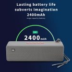 T&G TG271 TWS Subwoofer Bluetooth-Lautsprecher mit geflochtenem Seil, unterstützt USB/AUX/TF-Karte/FM – Bild 7