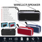 NewRixing NR4018FM TWS Tragbarer Stereo-Bluetooth-Lautsprecher, unterstützt TF-Karte / FM / 3,5 mm AUX / U-Disk / Freisprechanruf – Bild 4