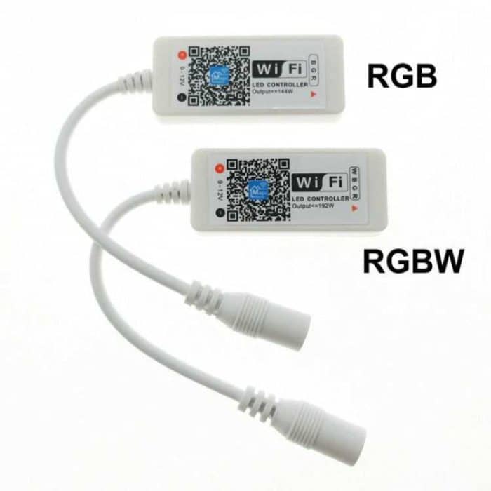 Smartphone-Steuerung, Musik- und Timer-Modus, Mini-WIFI-LED-RGB-Controller für zu Hause, RGB Controller, RGB IR Controller, RGBW IR Controller, RGBW Controller – Bild 2