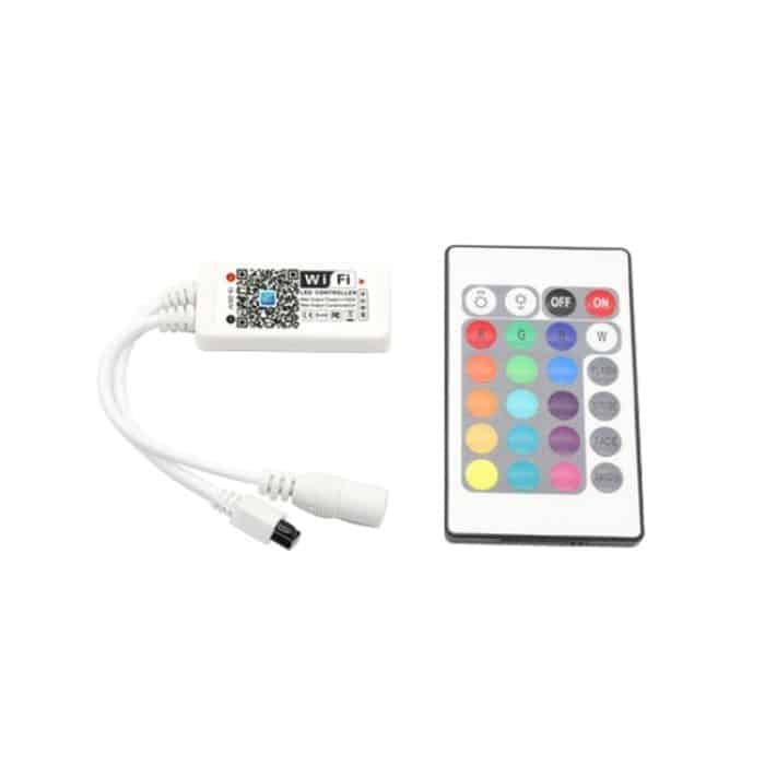 Smartphone-Steuerung, Musik- und Timer-Modus, Mini-WIFI-LED-RGB-Controller für zu Hause, RGB Controller, RGB IR Controller, RGBW IR Controller, RGBW Controller – Bild 3