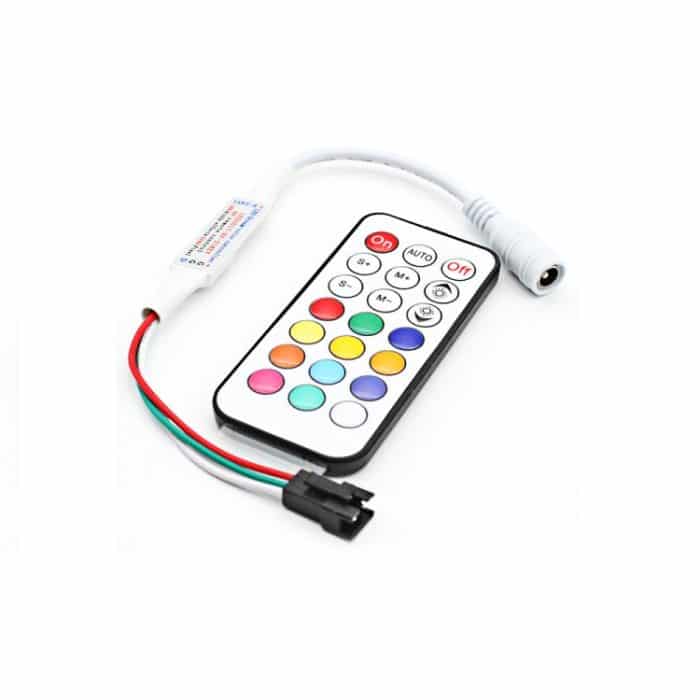 RGB-LED-Controller mit 21-Tasten-RF-Fernbedienung für WS2812B WS2811-LED-Streifen – Bild 2