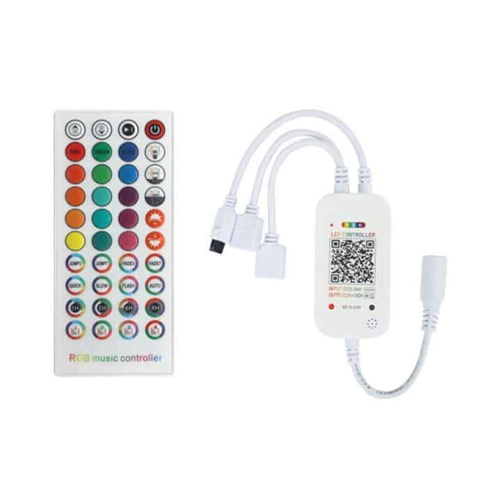 WiFi Smart 4 Pin RGB LED Streifen Licht Controller APP Remote Sprachsteuerung Funktioniert mit Alexa Echo, 5-24 V, WiFi 40-keys Controller, WiFi 24-keys Controller – Bild 2