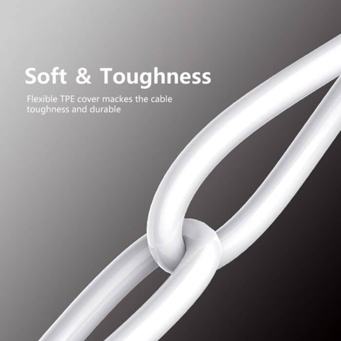 ENKAY Hat-Prince T003-1 10,5 W 2,1 A Dual-USB-Lade-EU-Stecker-Reise-Netzteil, With 2.1A 1m 8 Pin Cable, With 2.1A 1m Type-C Cable, With 2.1A 1m Micro USB Cable – Bild 8