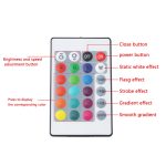 Bluetooth LED RGB Controller mit 24 Tasten Infrarot Controller für 5630 5050 3528 2835 LED Strip, DC 5-24V – Bild 5