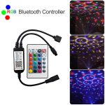 Bluetooth LED RGB Controller mit 24 Tasten Infrarot Controller für 5630 5050 3528 2835 LED Strip, DC 5-24V – Bild 6