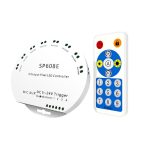 SP608E Bluetooth-LED-Controller-Kit für die mobile APP-Steuerung mit doppeltem Signalausgang für WS2812B WS2811 1903 1804-Pixel-LED-Streifen, DC5V ~ 24V – Bild 2